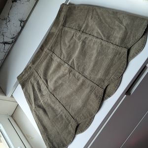 Corduroy Mini Skirt